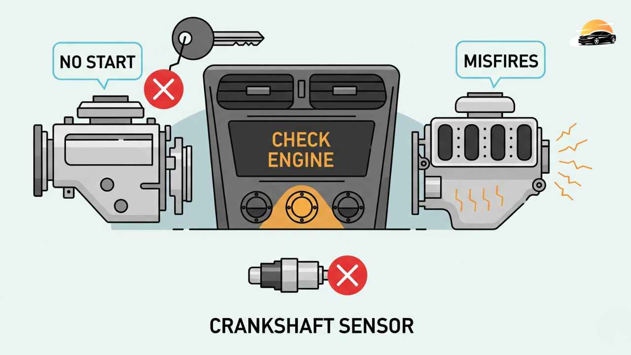 What Are Symptoms Of a Bad Crankshaft Sensor Key Signs & Causes