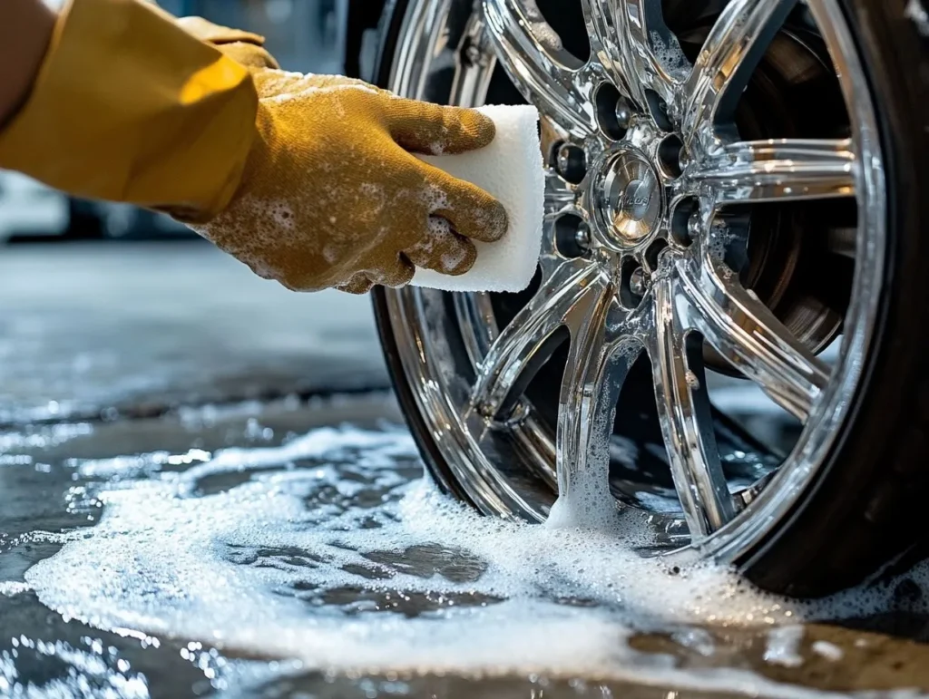 How to clean tires with household products
