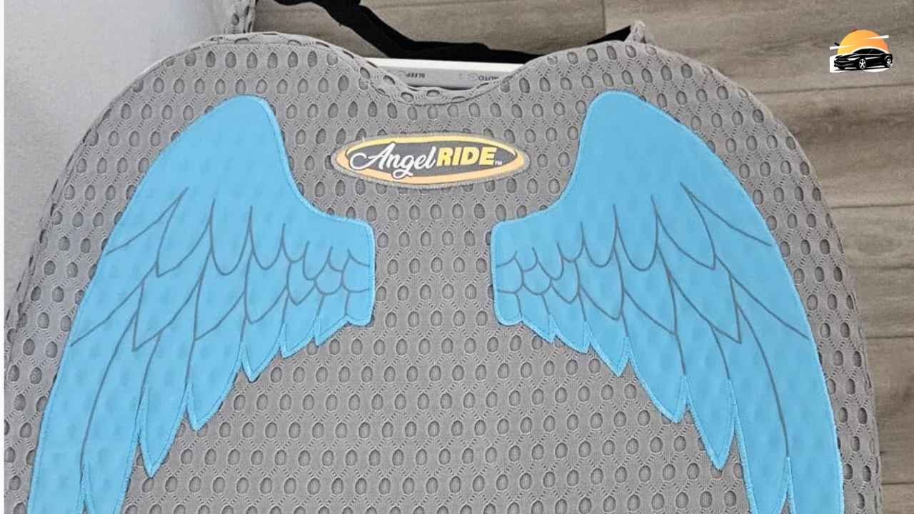 Angel Ride Extra Thick, Ultra-Comfy Edition Auto Cushion wMemory Foam